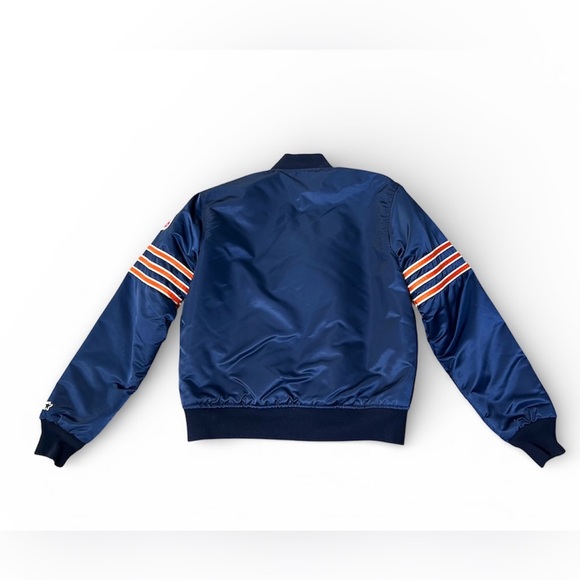 Vintage 80s/90s Starter NFL Chicago Bears Satin Stadium Jacket size Medium - Picture 4 of 11